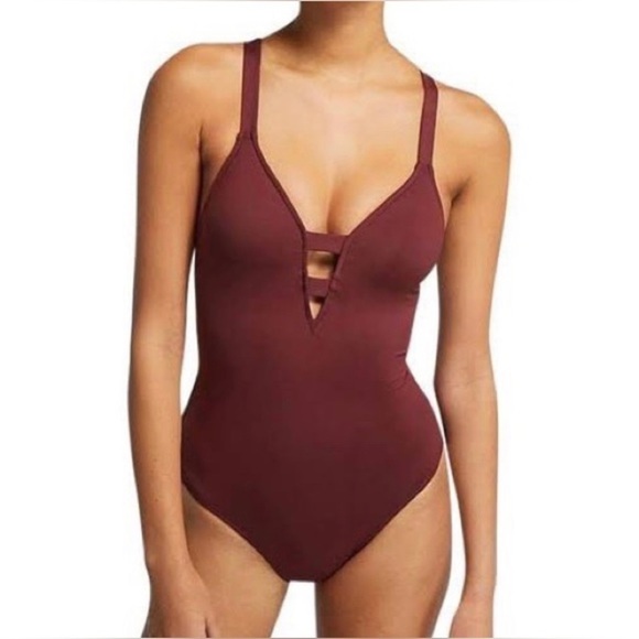 Nipon Boutique Other - NIP TUCK DOONA BERRY ONE-PIECE||SWIMSUIT